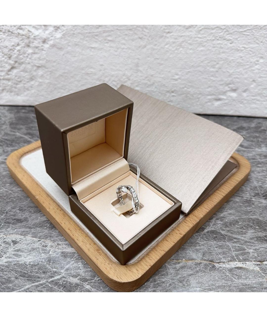 BVLGARI Серебряное кольцо из белого золота, фото 2