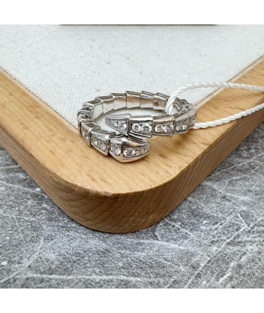 BVLGARI Серебряное кольцо из белого золота, фото 6