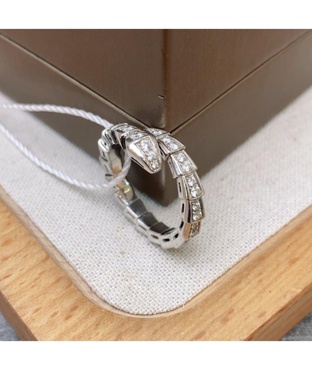 BVLGARI Серебряное кольцо из белого золота, фото 4