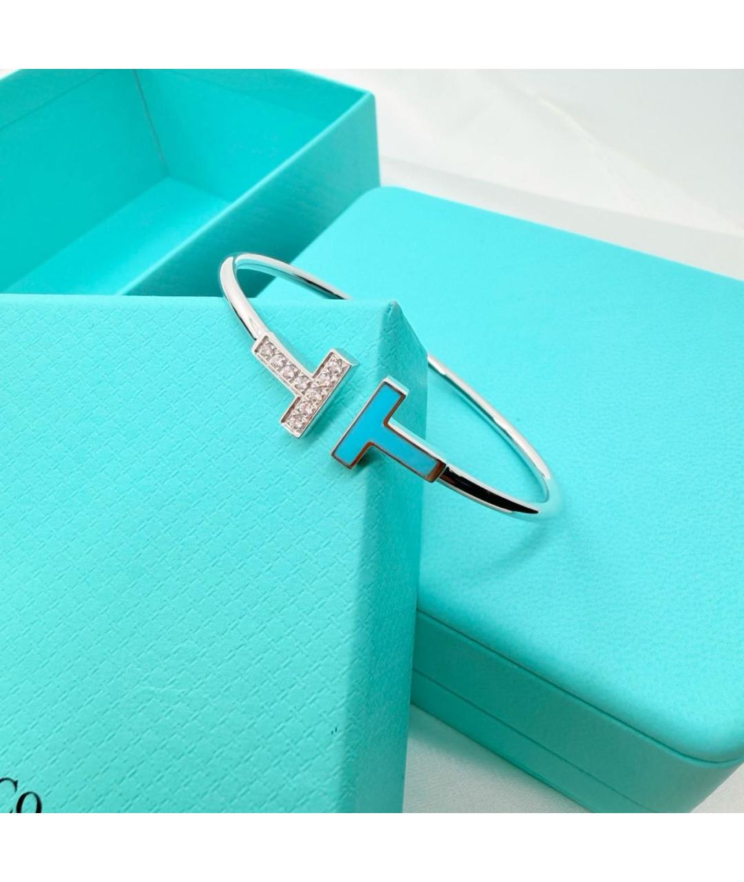TIFFANY&CO Серебряный браслет из белого золота, фото 3