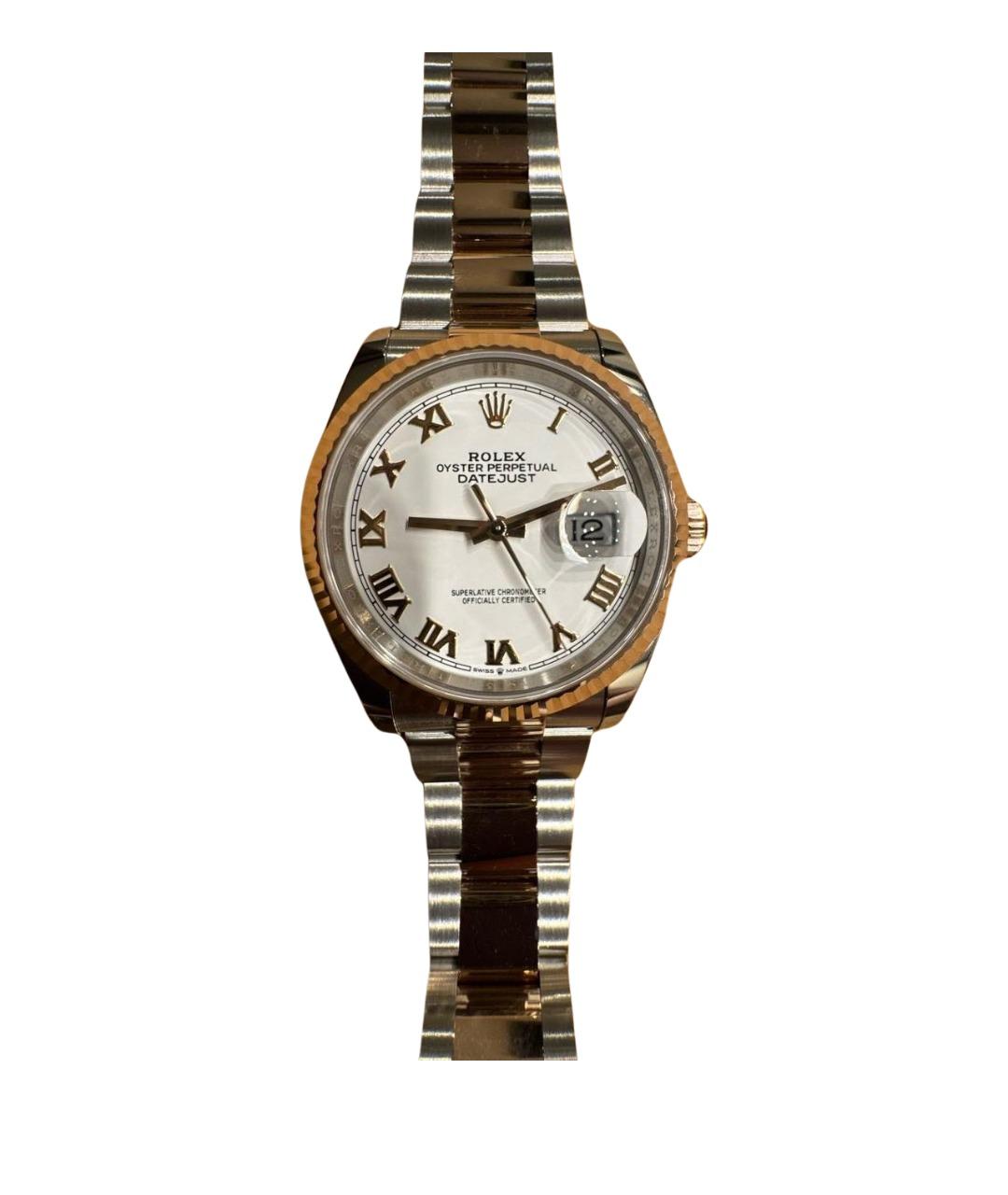 ROLEX Серебряные часы из желтого золота, фото 1