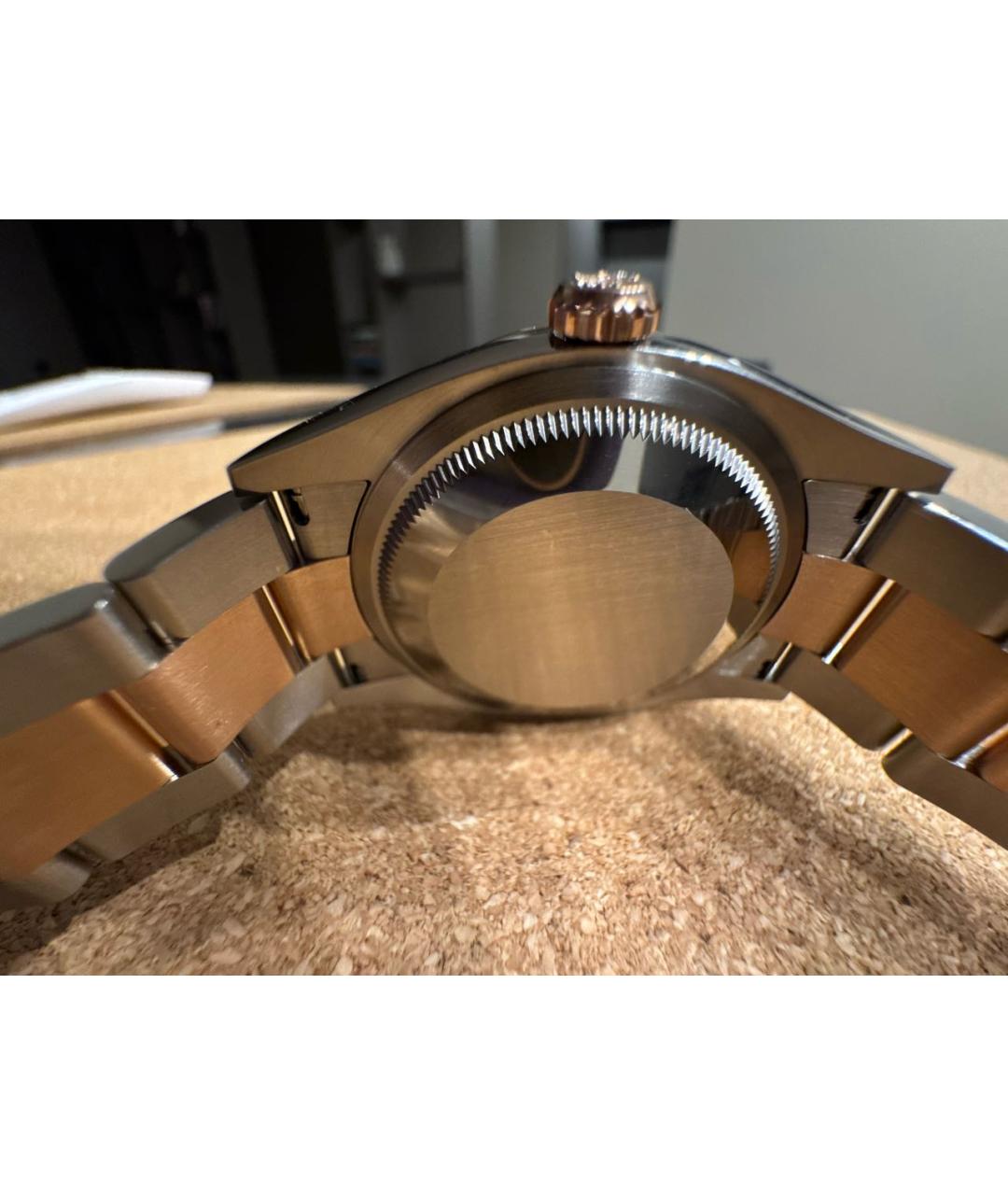 ROLEX Серебряные часы из желтого золота, фото 2