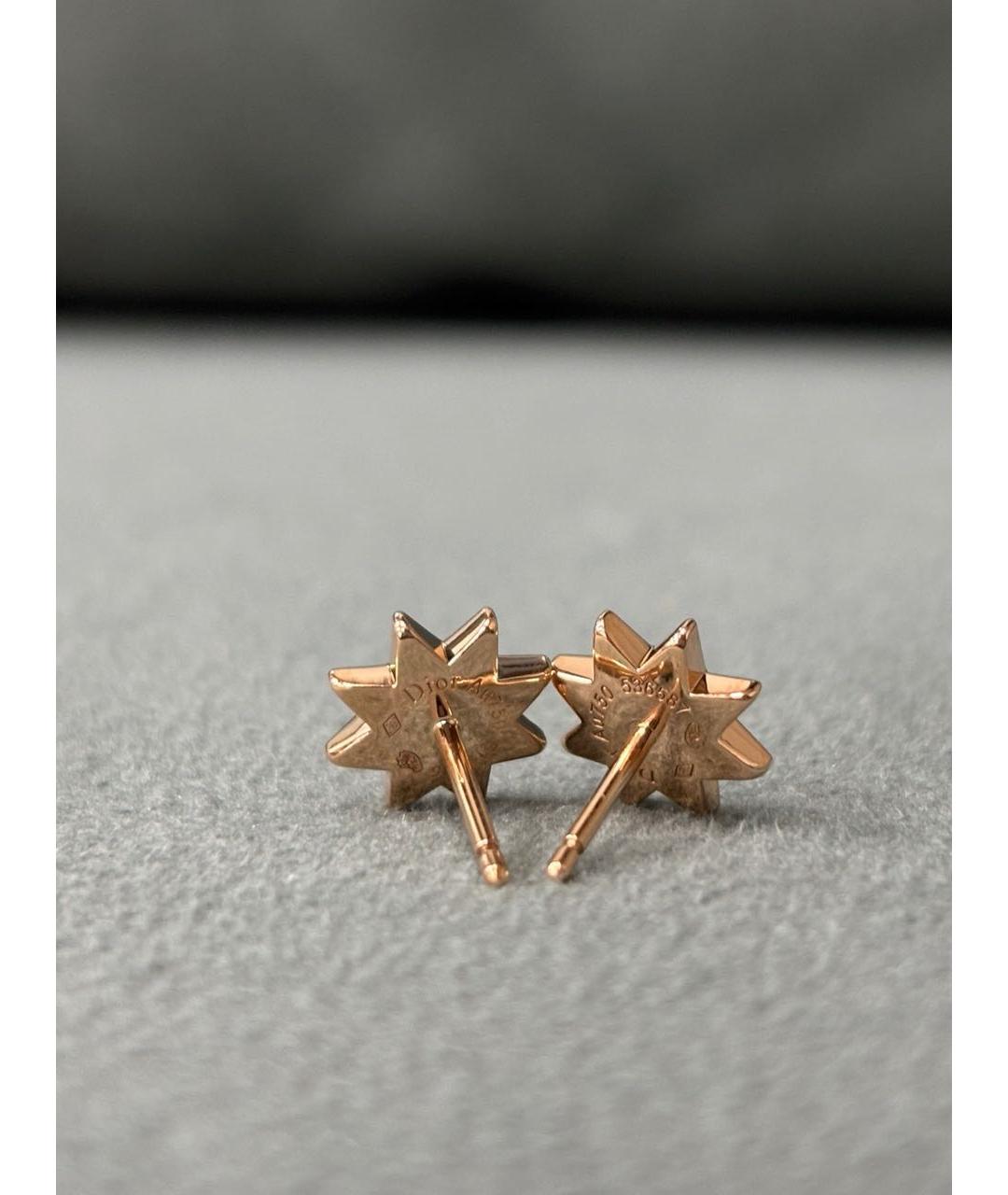 CHRISTIAN DIOR Золотые серьги из розового золота, фото 6