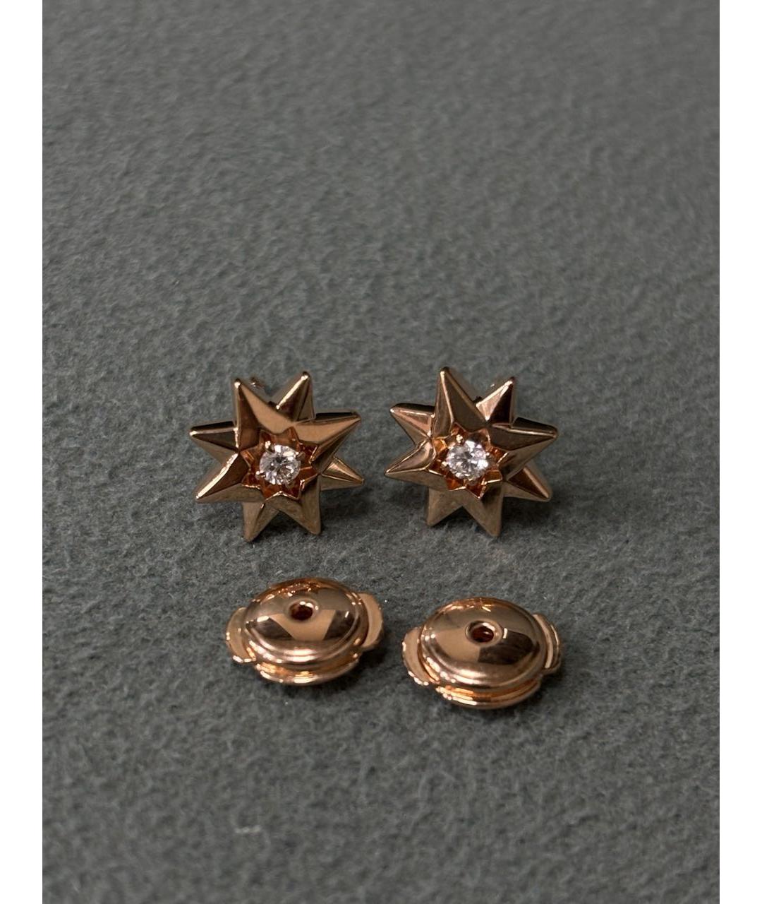CHRISTIAN DIOR Золотые серьги из розового золота, фото 3