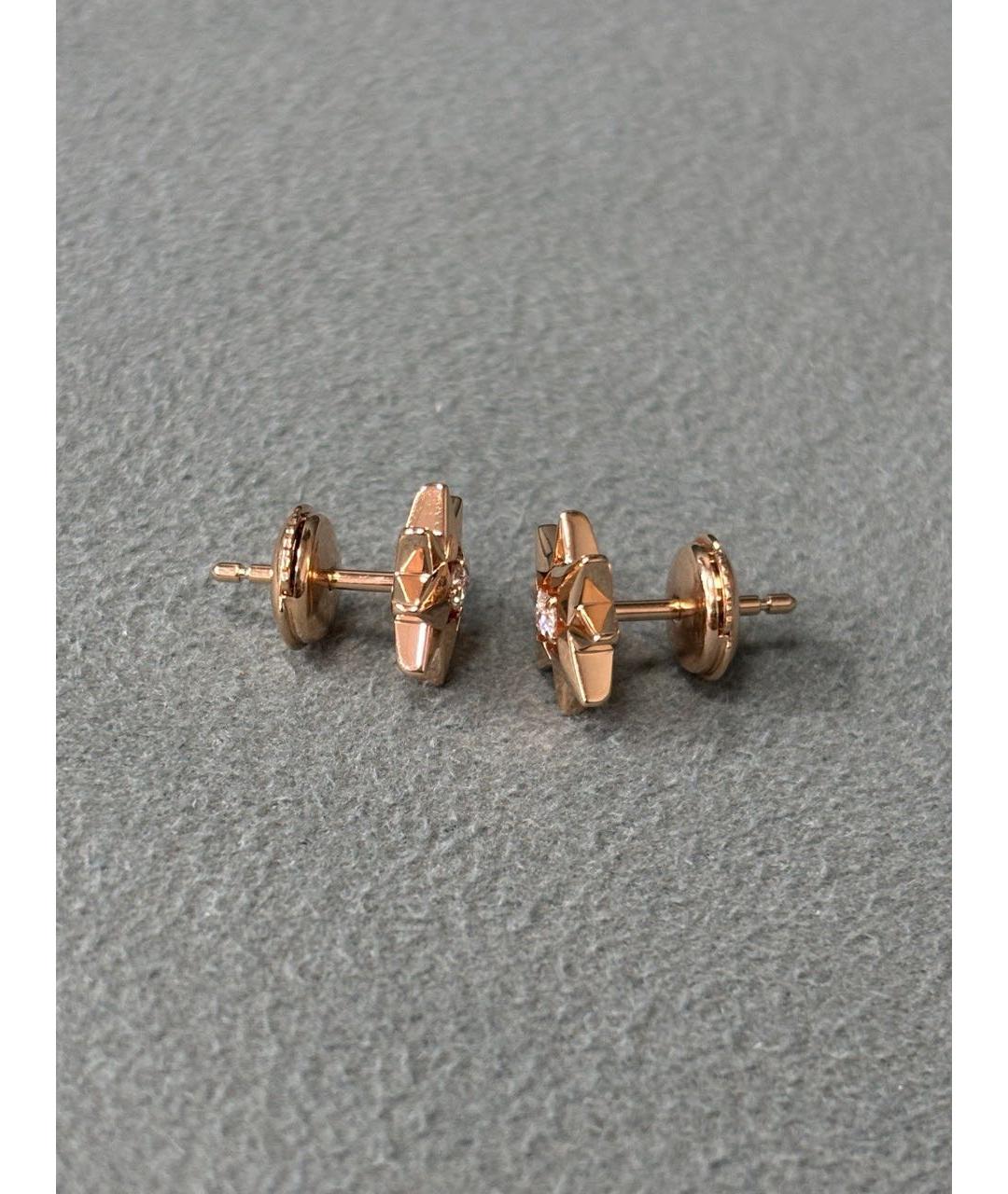 CHRISTIAN DIOR Золотые серьги из розового золота, фото 5