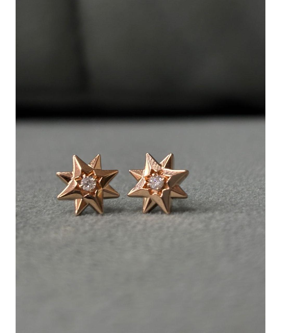 CHRISTIAN DIOR Золотые серьги из розового золота, фото 9
