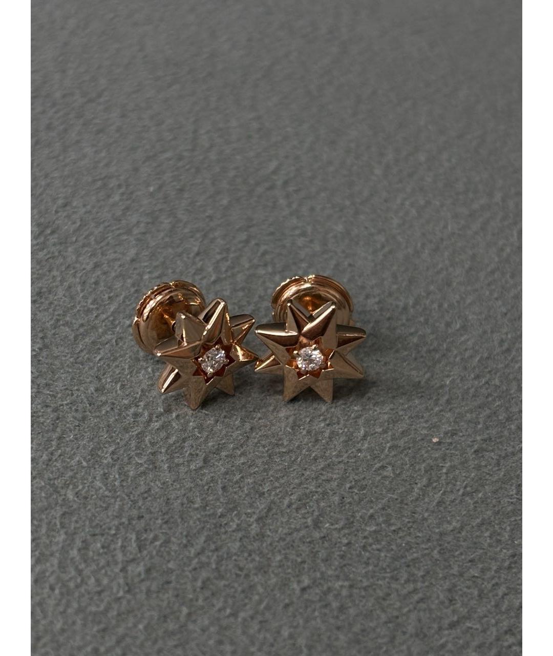 CHRISTIAN DIOR Золотые серьги из розового золота, фото 4