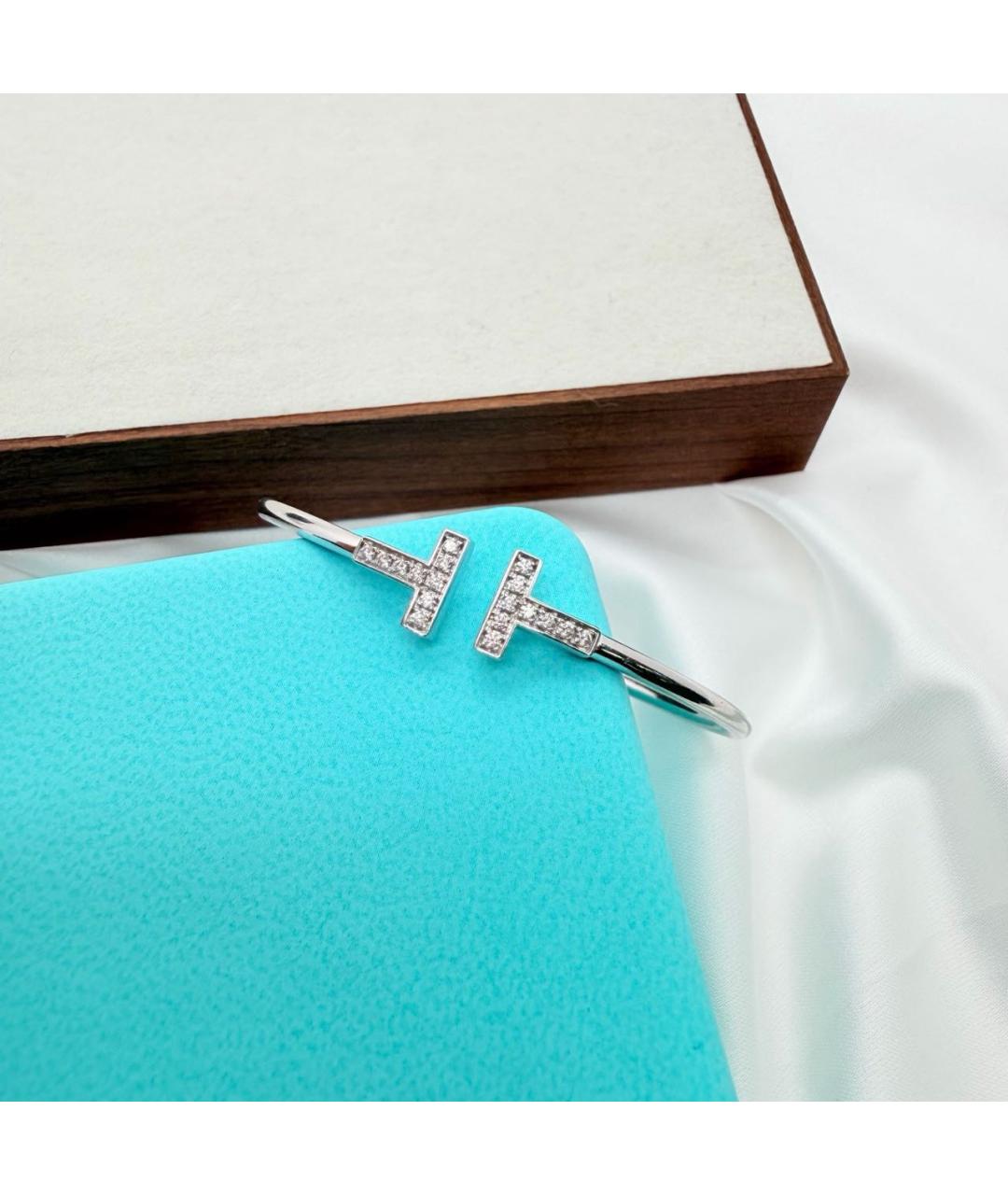 TIFFANY&CO Серебряный браслет из белого золота, фото 2