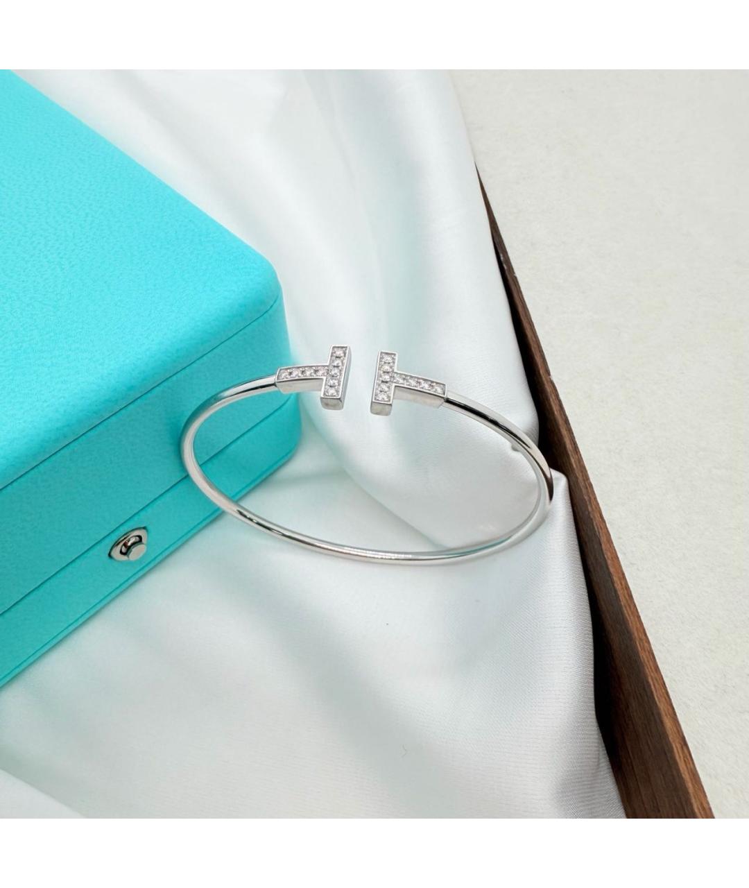 TIFFANY&CO Серебряный браслет из белого золота, фото 5