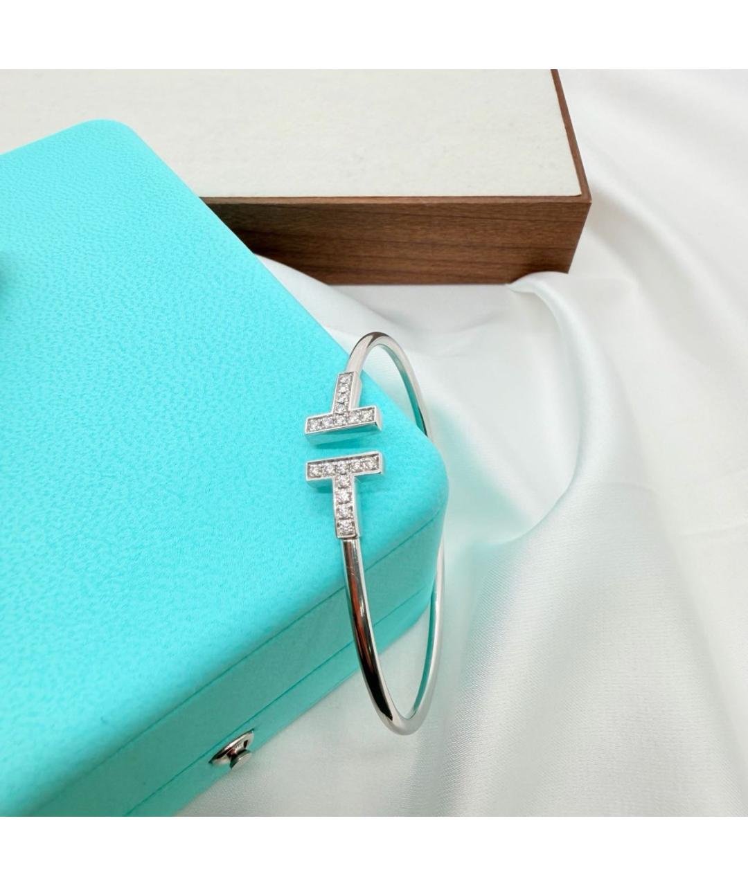 TIFFANY&CO Серебряный браслет из белого золота, фото 3