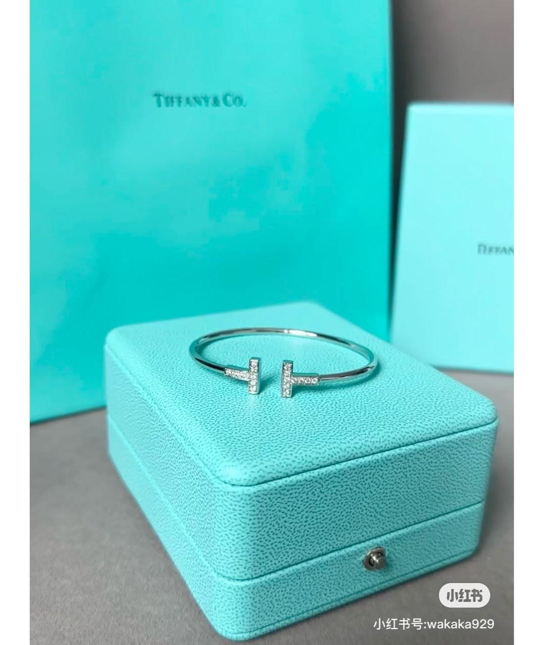 TIFFANY&CO Серебряный браслет из белого золота, фото 8