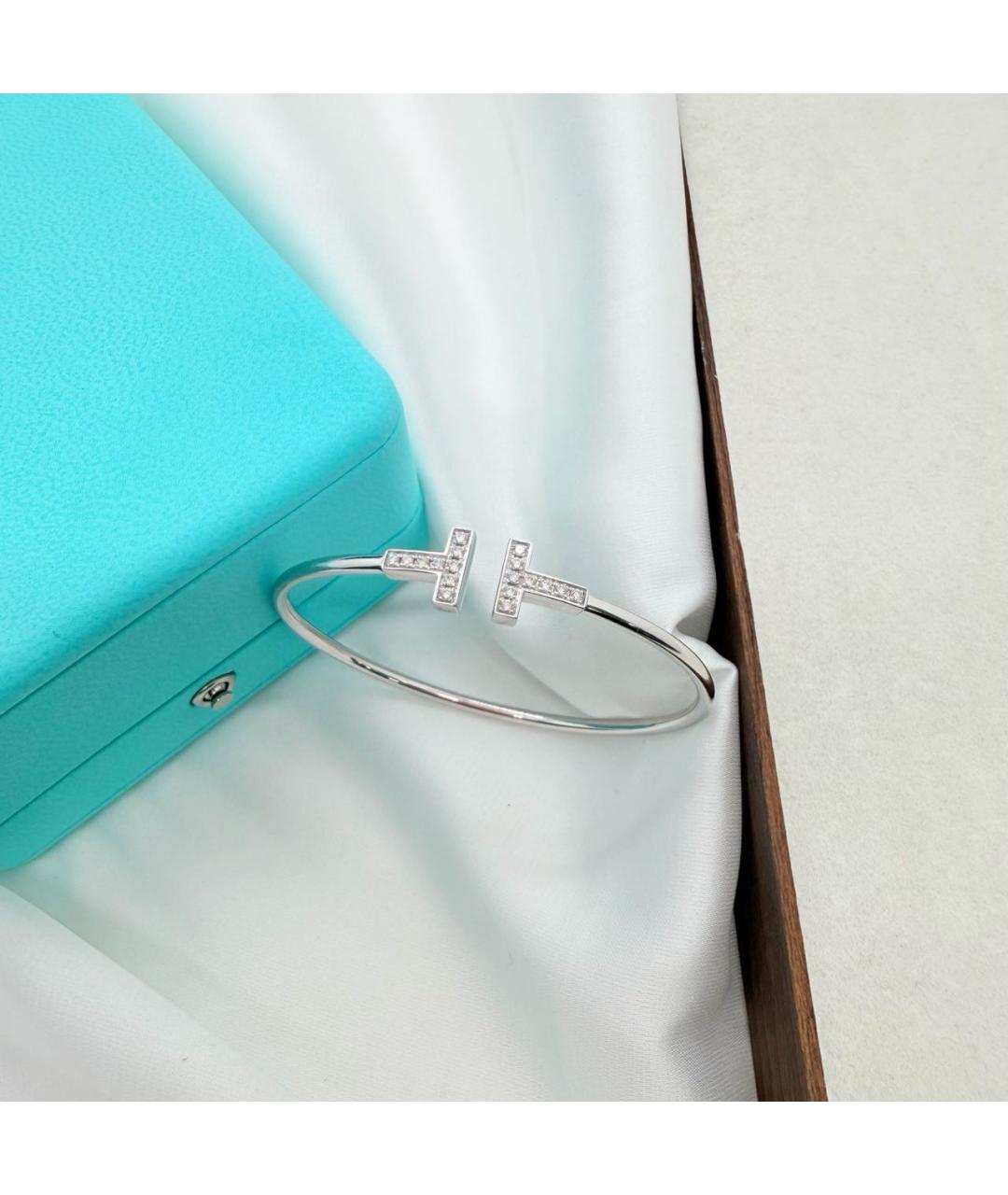 TIFFANY&CO Серебряный браслет из белого золота, фото 7