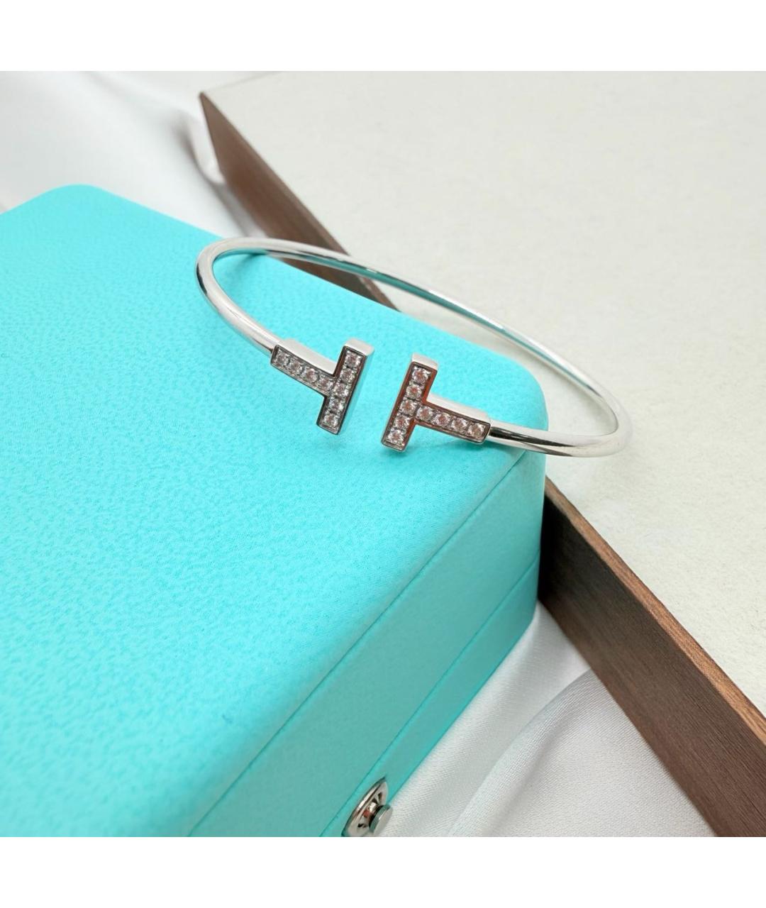 TIFFANY&CO Серебряный браслет из белого золота, фото 4