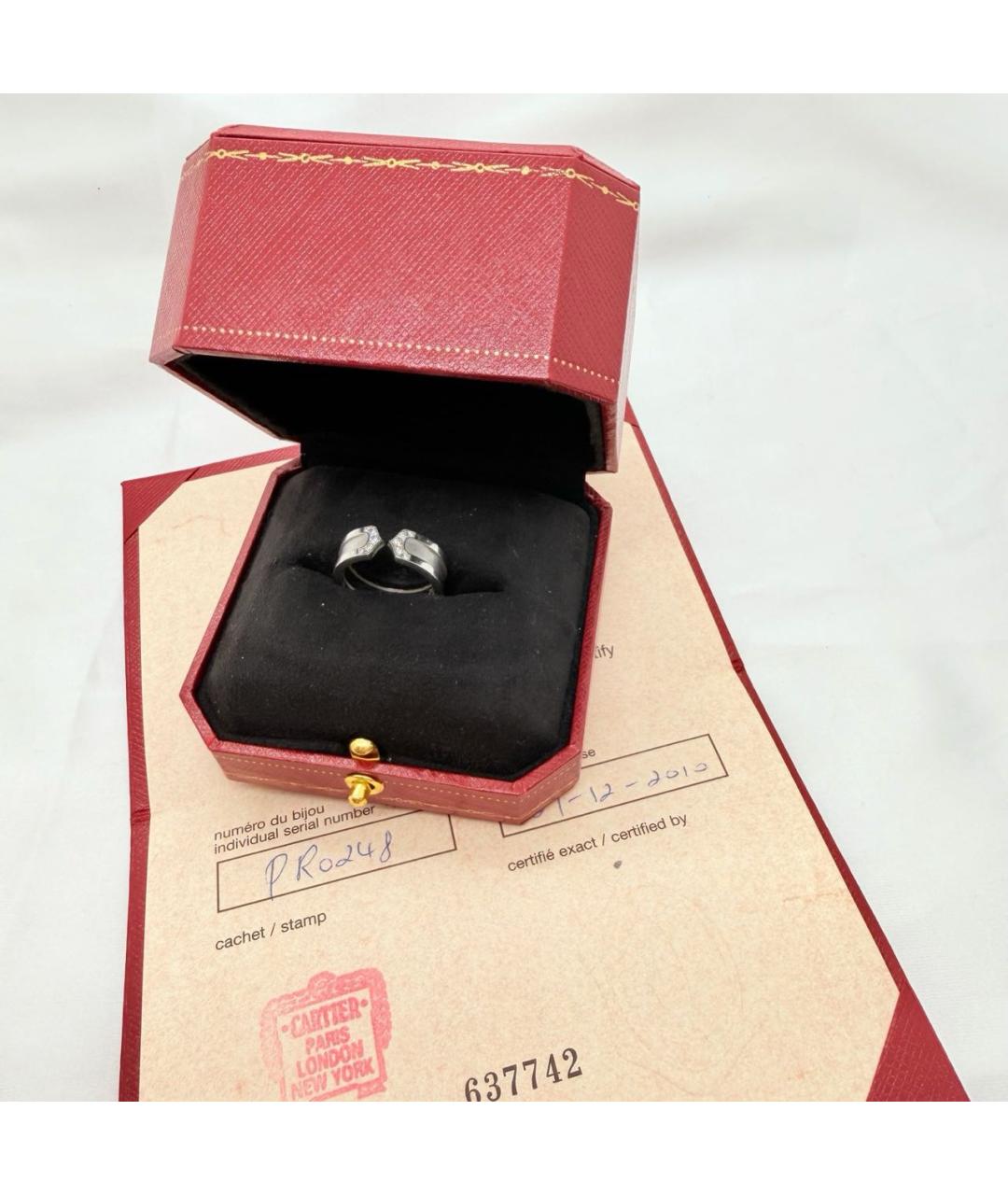 CARTIER Серебряное кольцо из белого золота, фото 2