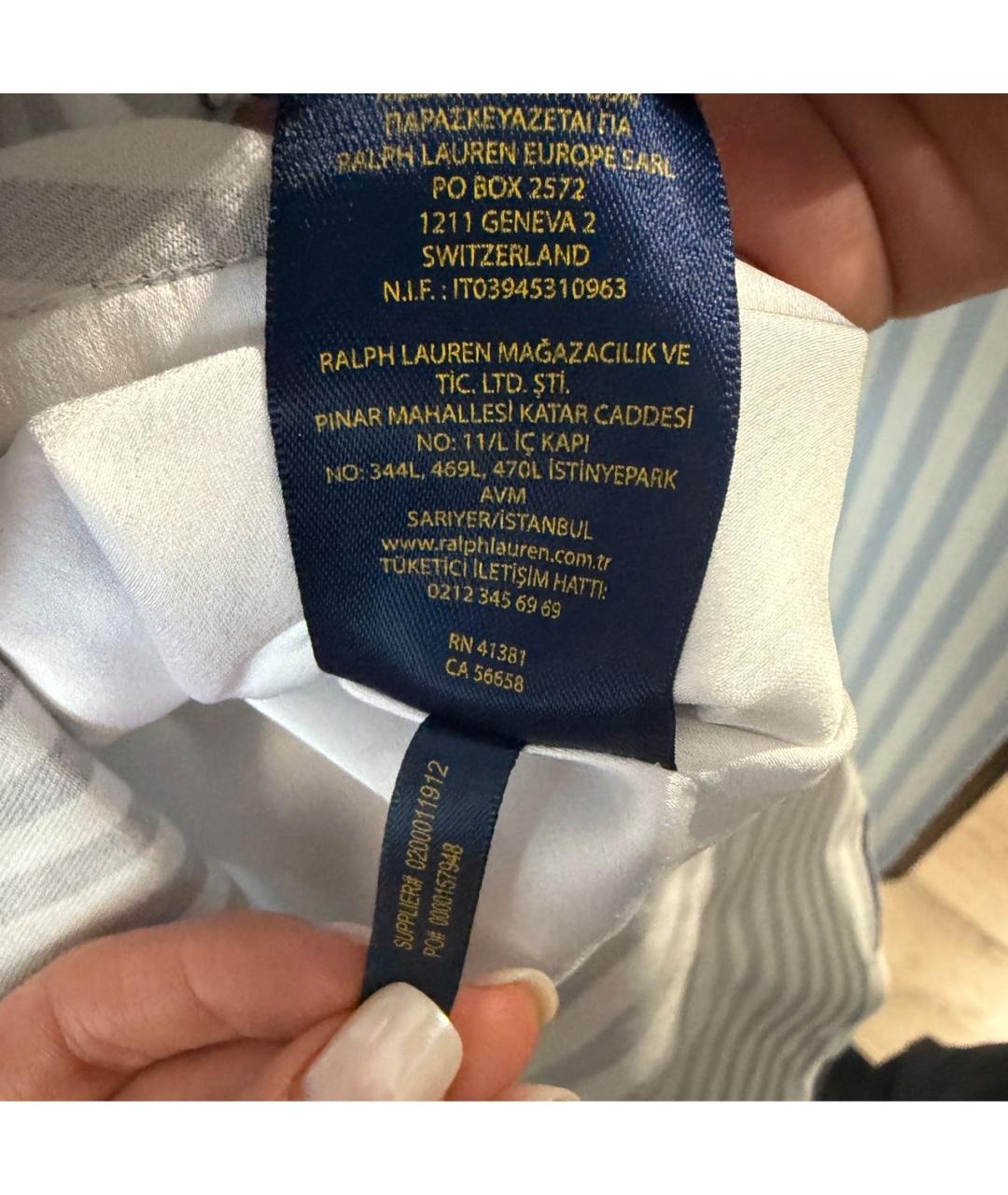 POLO RALPH LAUREN Мульти хлопковая юбка мини, фото 5