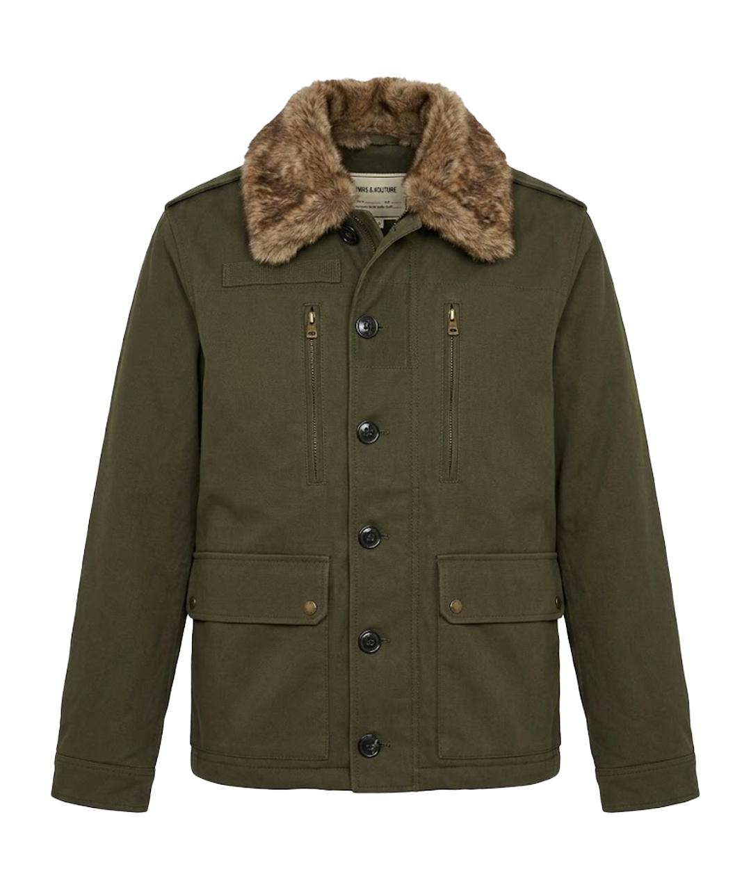 ZADIG & VOLTAIRE Хаки хлопковая куртка, фото 1