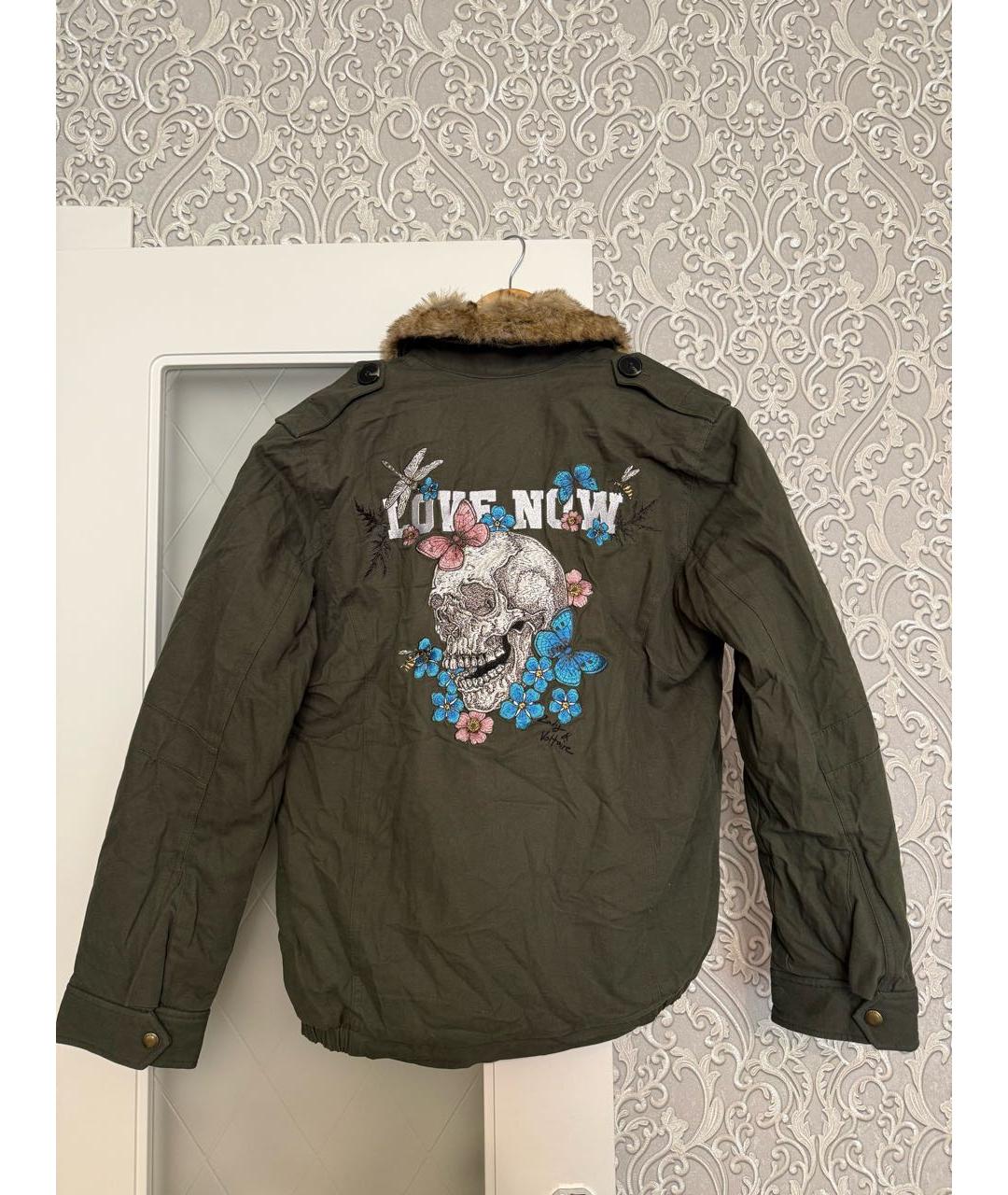 ZADIG & VOLTAIRE Хаки хлопковая куртка, фото 2