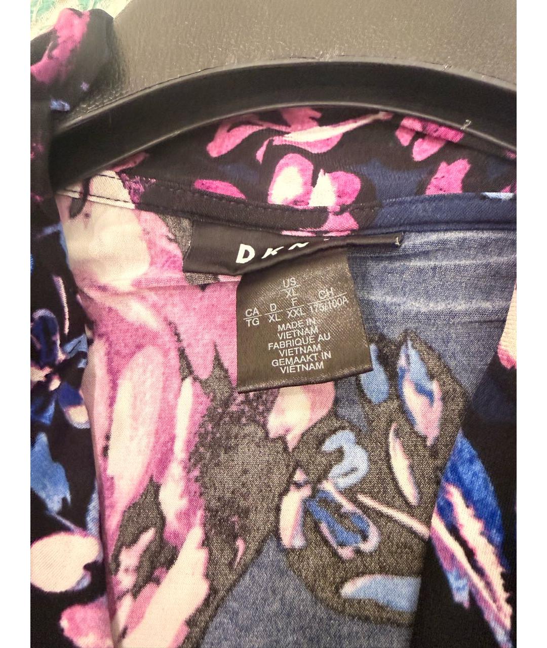 DKNY Мульти полиэстеровая блузы, фото 2