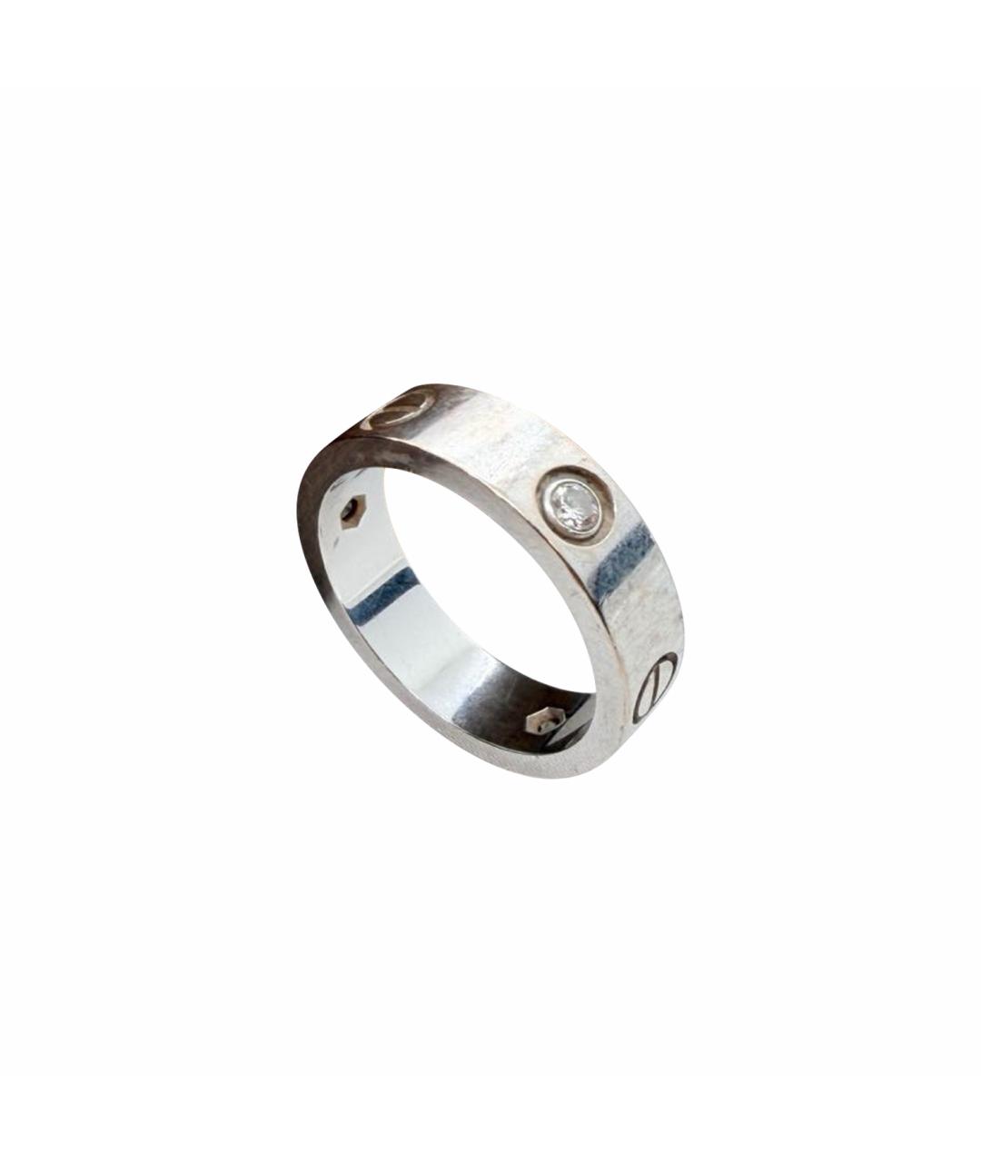 CARTIER Серебряное кольцо из белого золота, фото 1