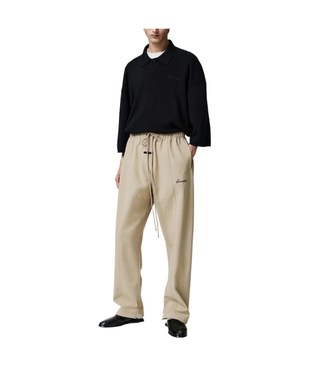 FEAR OF GOD ESSENTIALS Бежевые повседневные брюки, фото 4