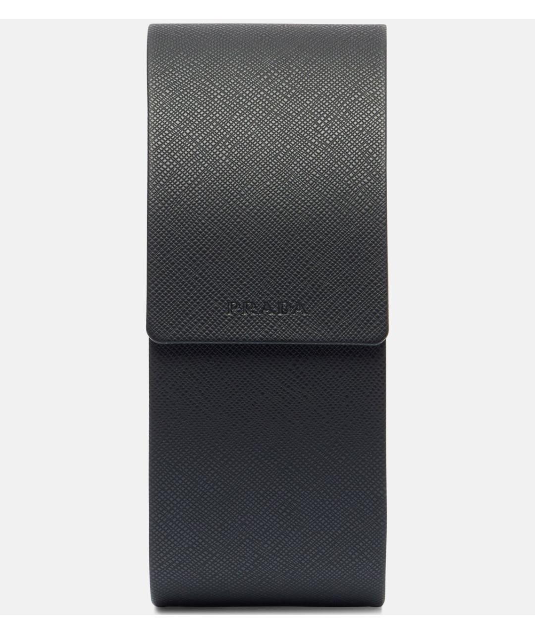 PRADA Черные пластиковые солнцезащитные очки, фото 4