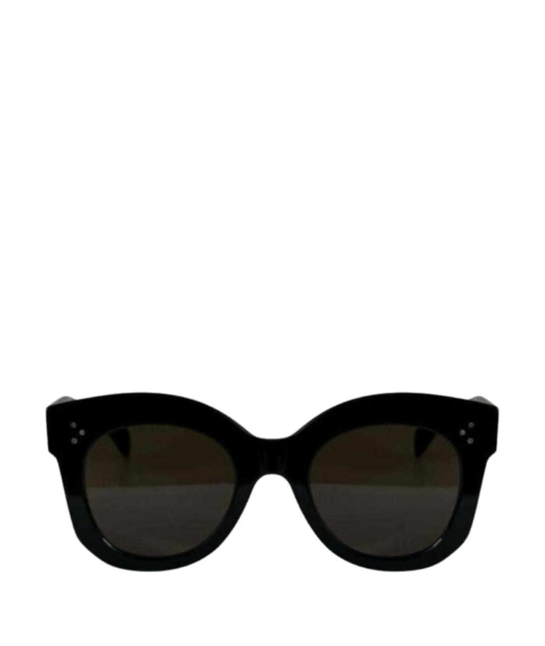 CELINE Черные пластиковые солнцезащитные очки, фото 1