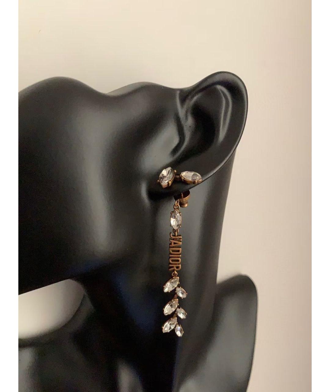 CHRISTIAN DIOR Золотые серьги, фото 4