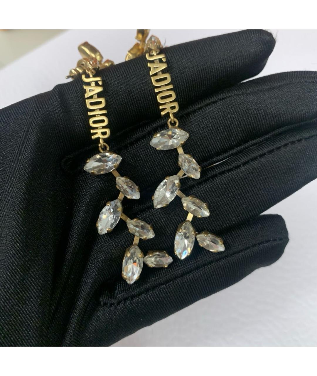 CHRISTIAN DIOR Золотые серьги, фото 6