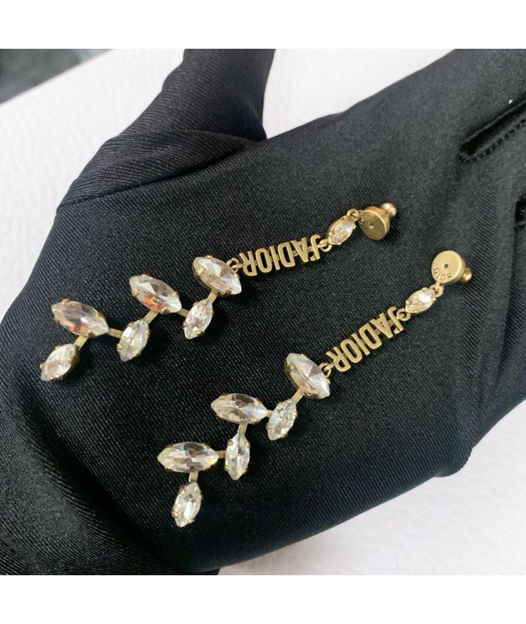CHRISTIAN DIOR Золотые серьги, фото 2