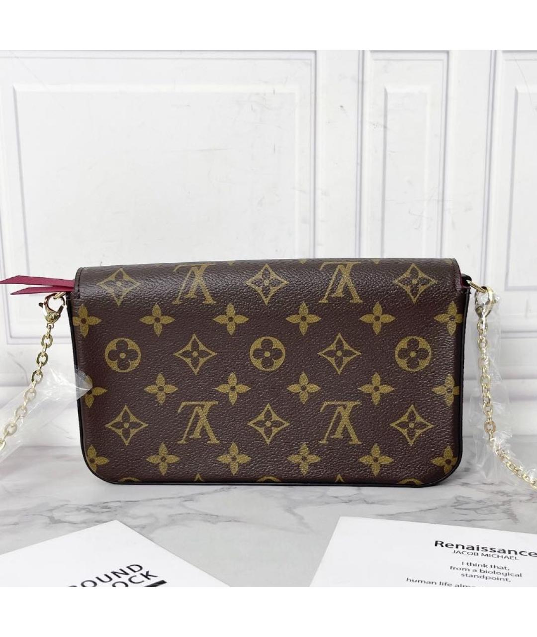 LOUIS VUITTON Коричневая сумка через плечо, фото 3
