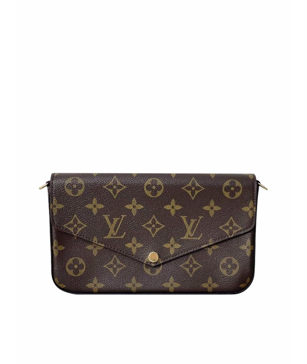 LOUIS VUITTON Коричневая сумка через плечо, фото 1