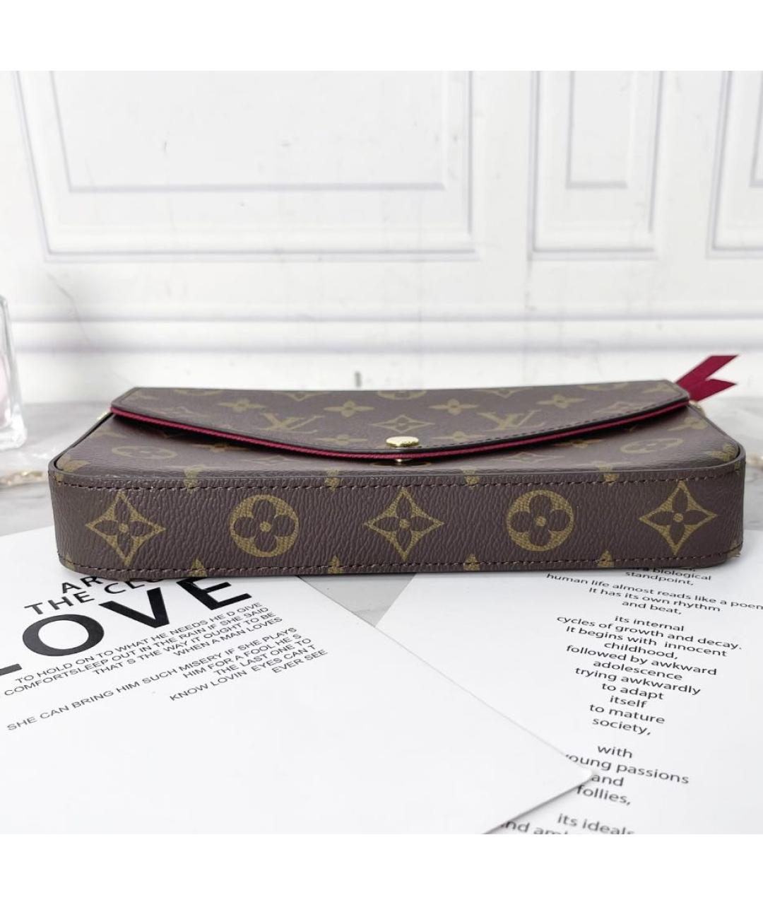 LOUIS VUITTON Коричневая сумка через плечо, фото 4