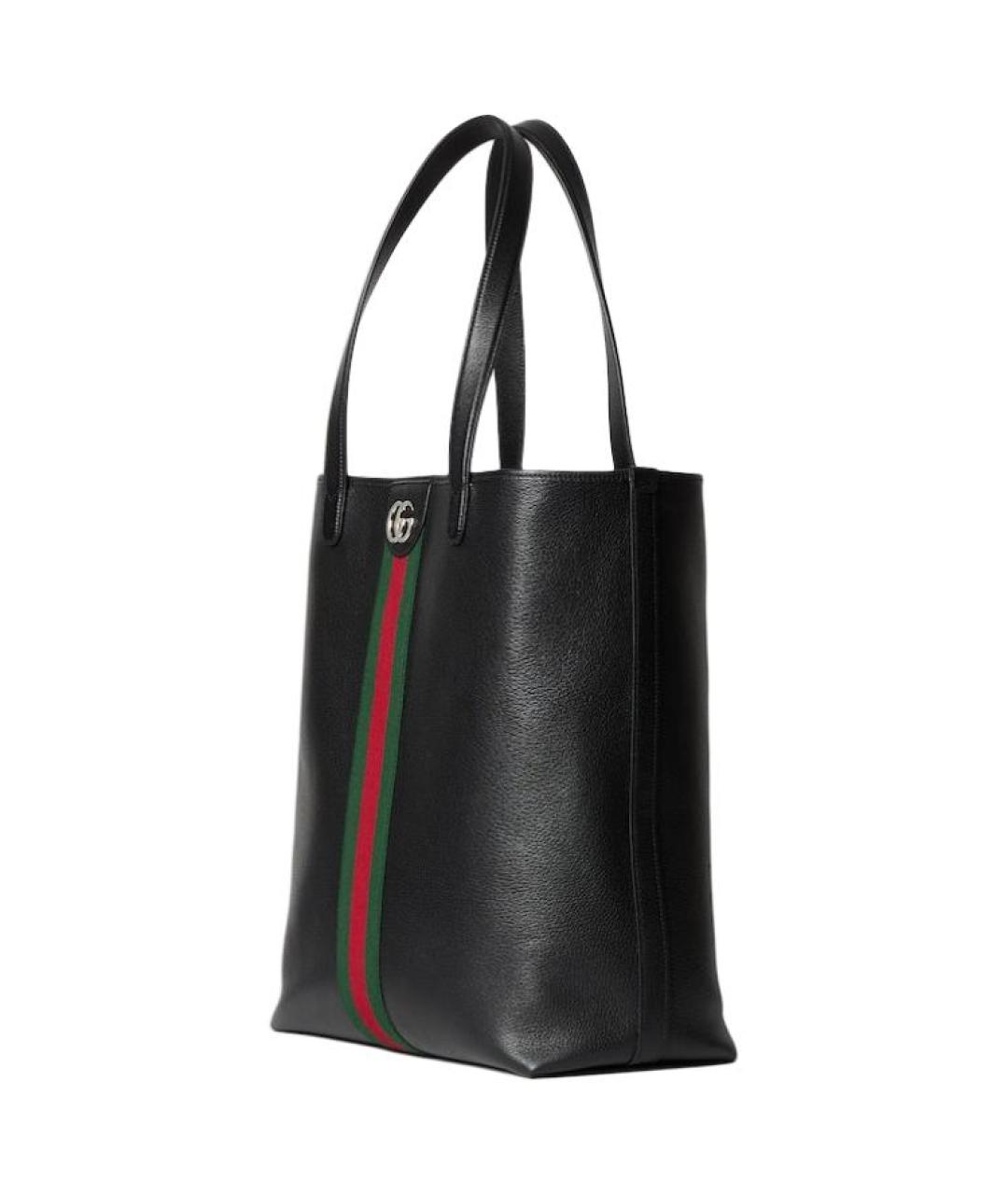 GUCCI Черная кожаная сумка на плечо, фото 2