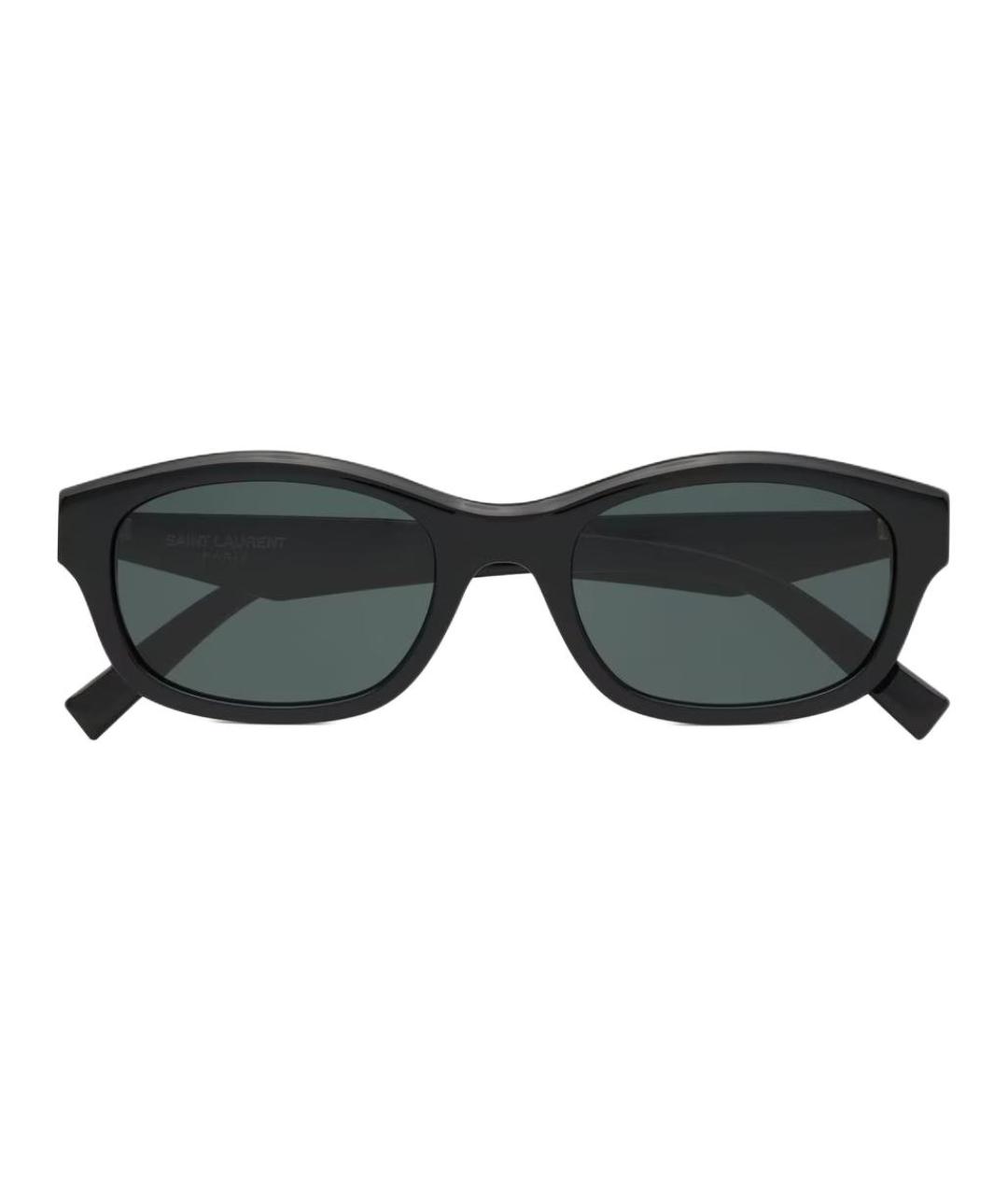 SAINT LAURENT Черные пластиковые солнцезащитные очки, фото 2