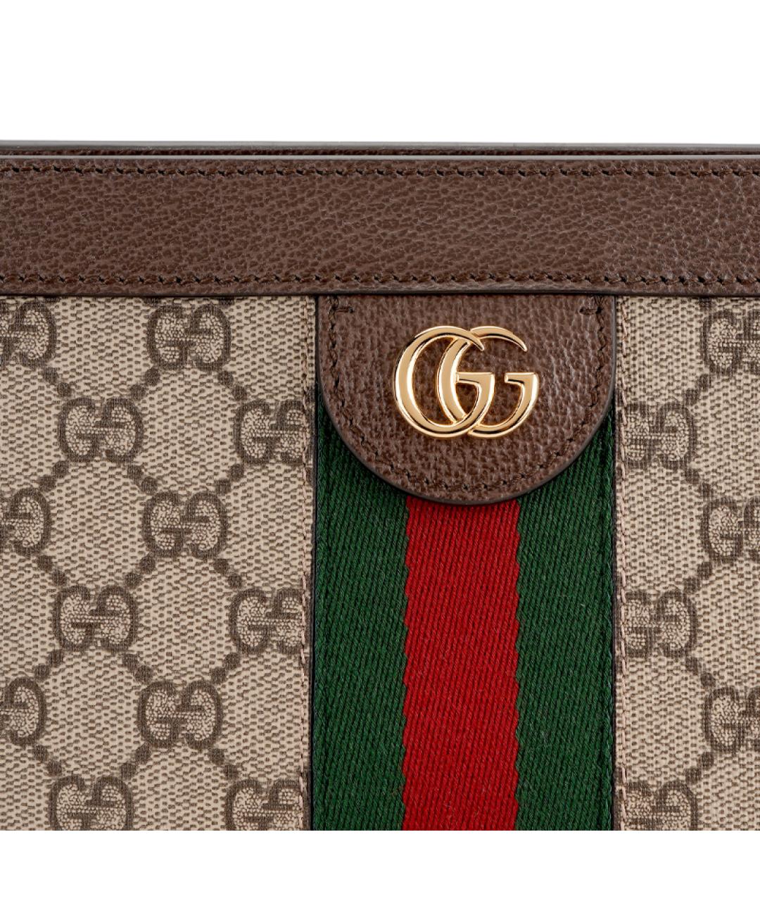 GUCCI Коричневая сумка через плечо, фото 5