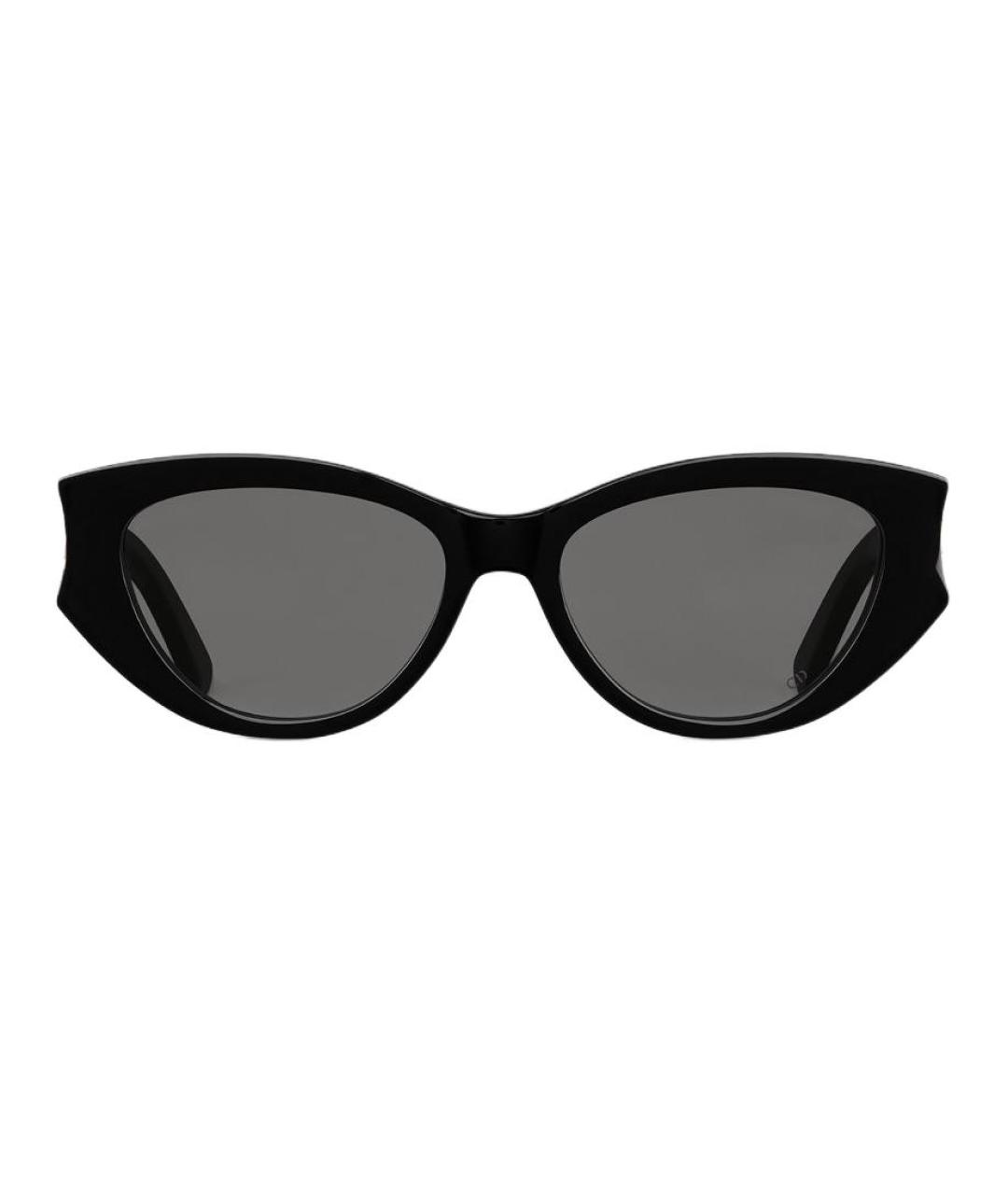 CHRISTIAN DIOR Черные пластиковые солнцезащитные очки, фото 2