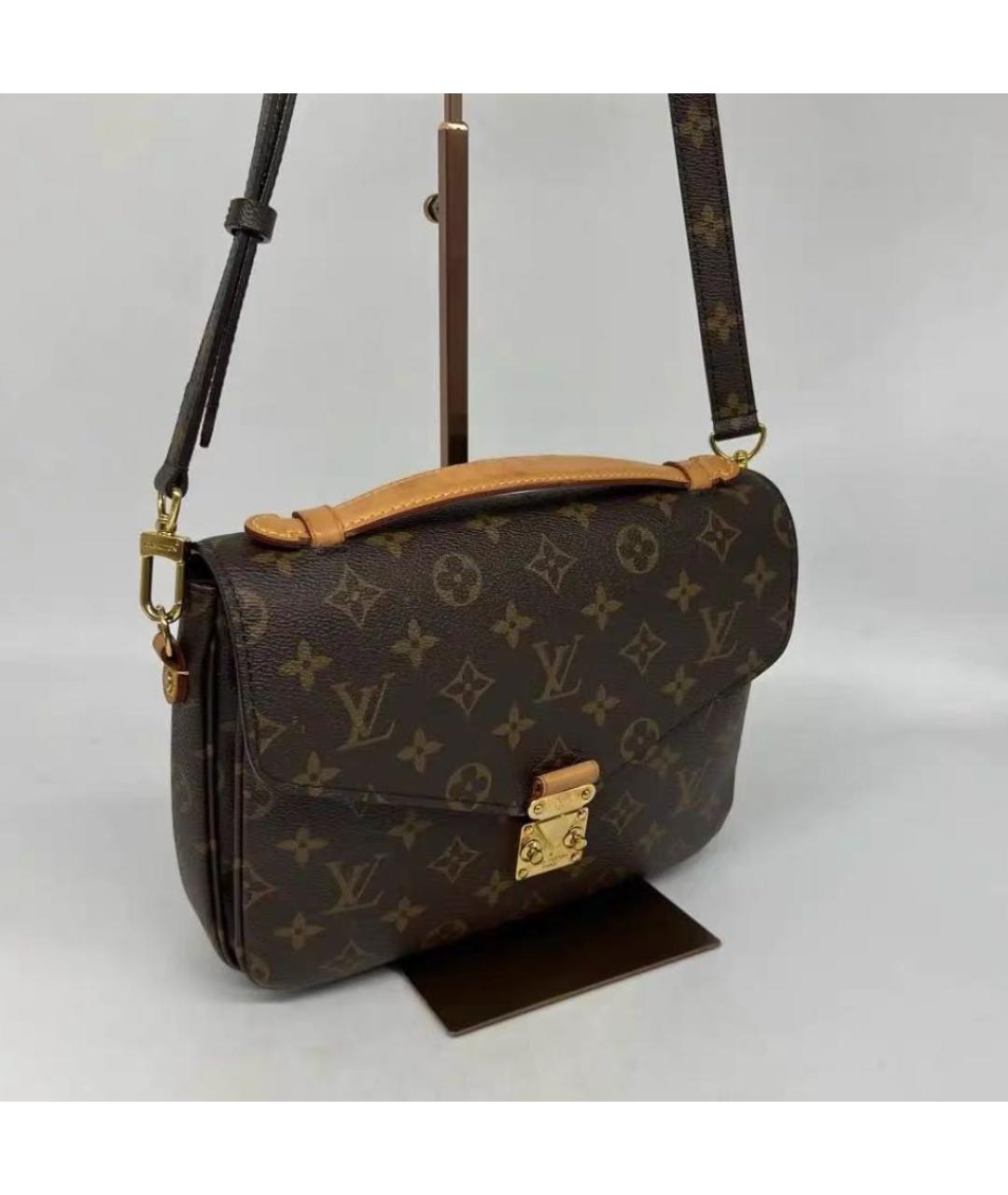 LOUIS VUITTON Коричневая сумка через плечо, фото 2