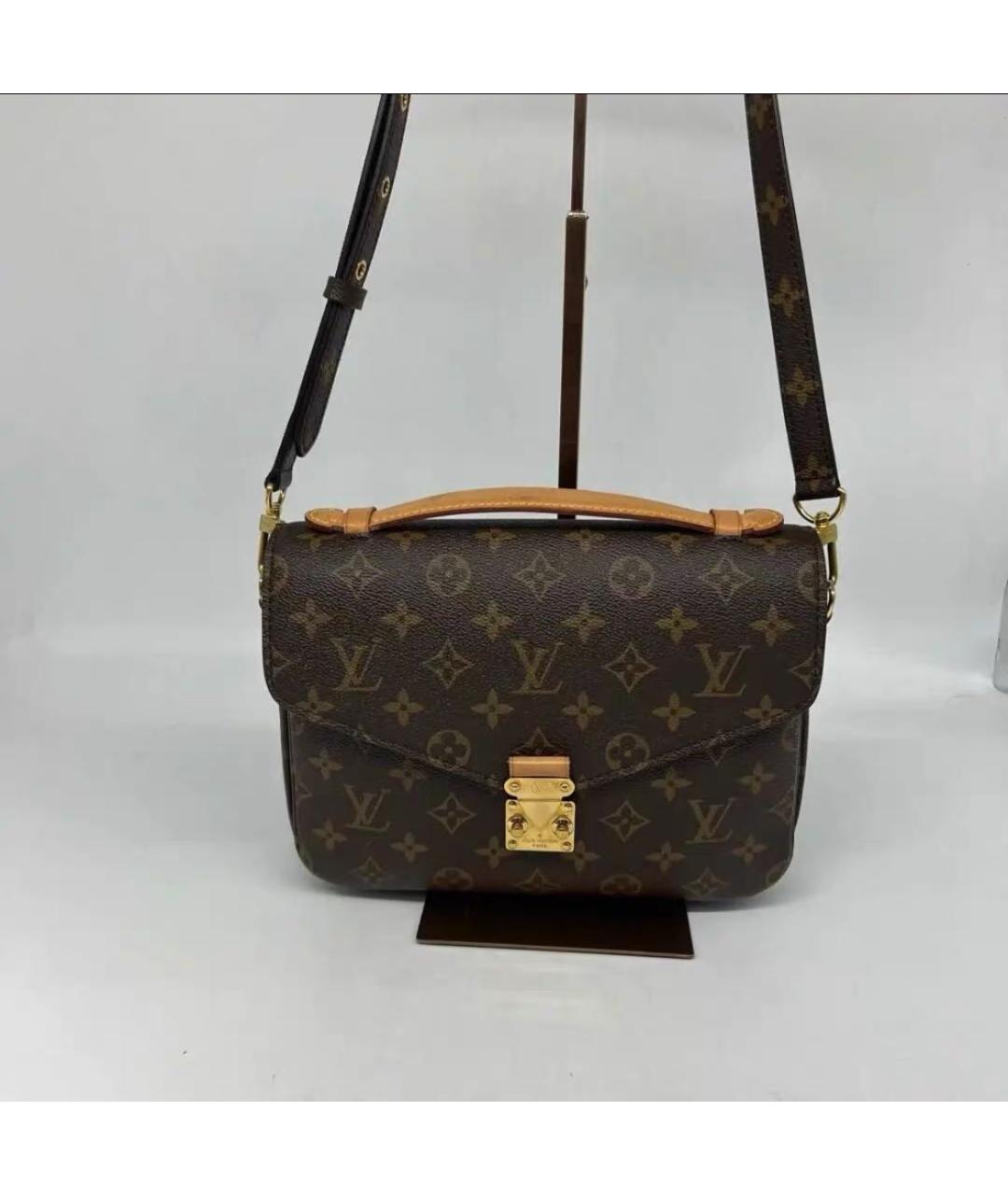 LOUIS VUITTON Коричневая сумка через плечо, фото 5