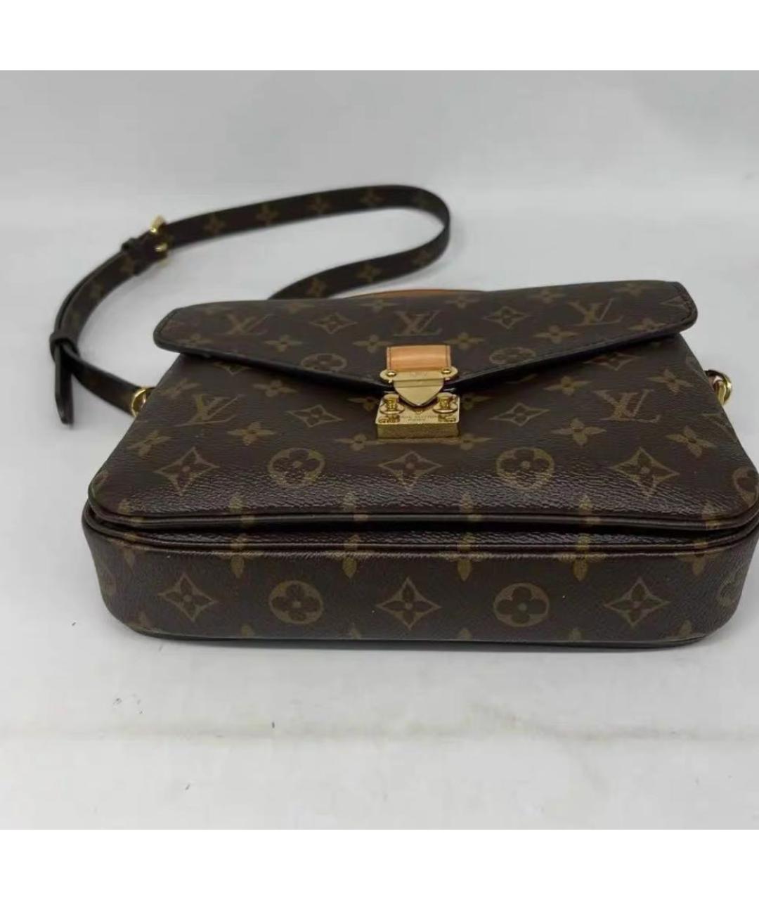 LOUIS VUITTON Коричневая сумка через плечо, фото 4