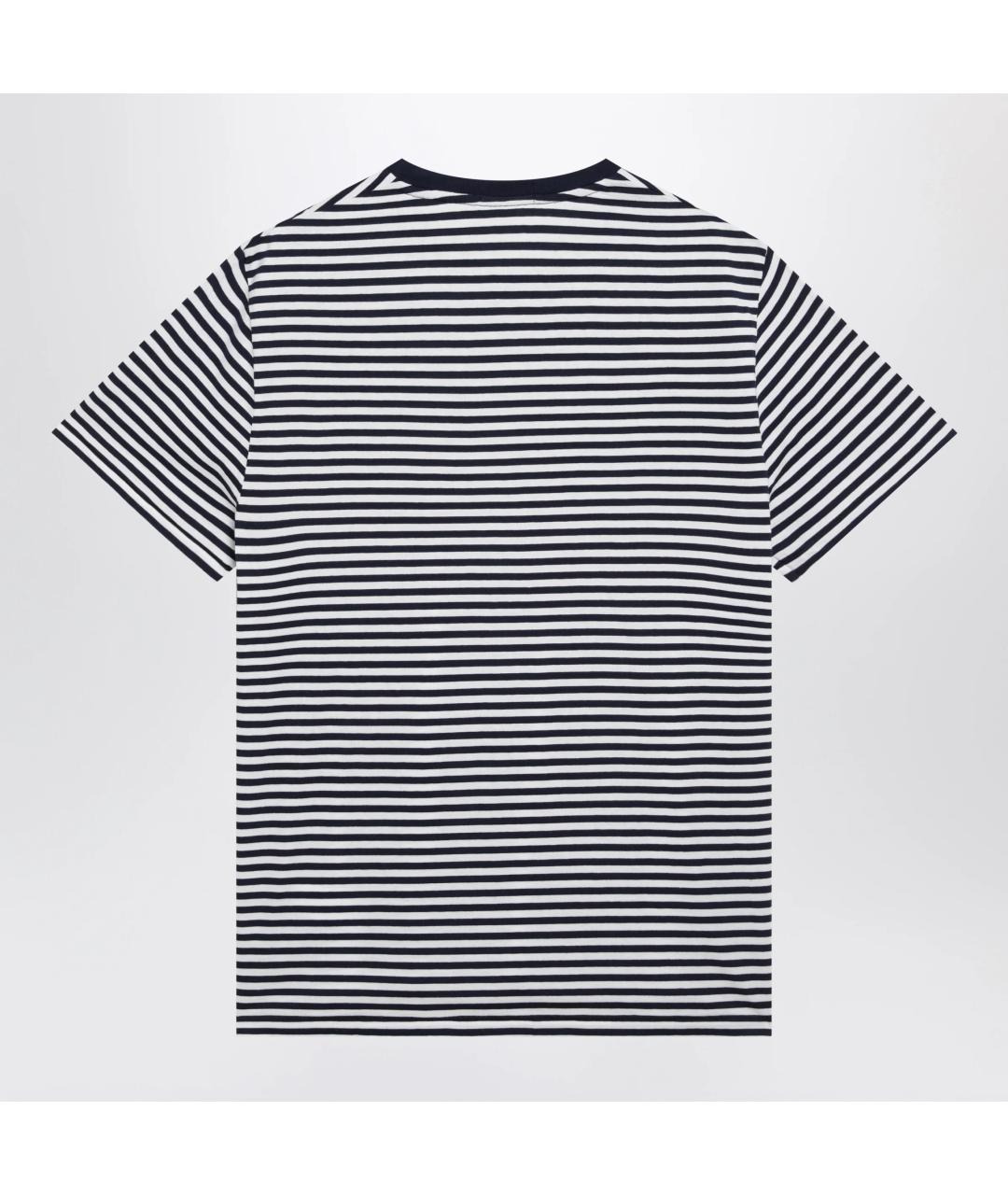 POLO RALPH LAUREN Синяя хлопковая футболка, фото 2