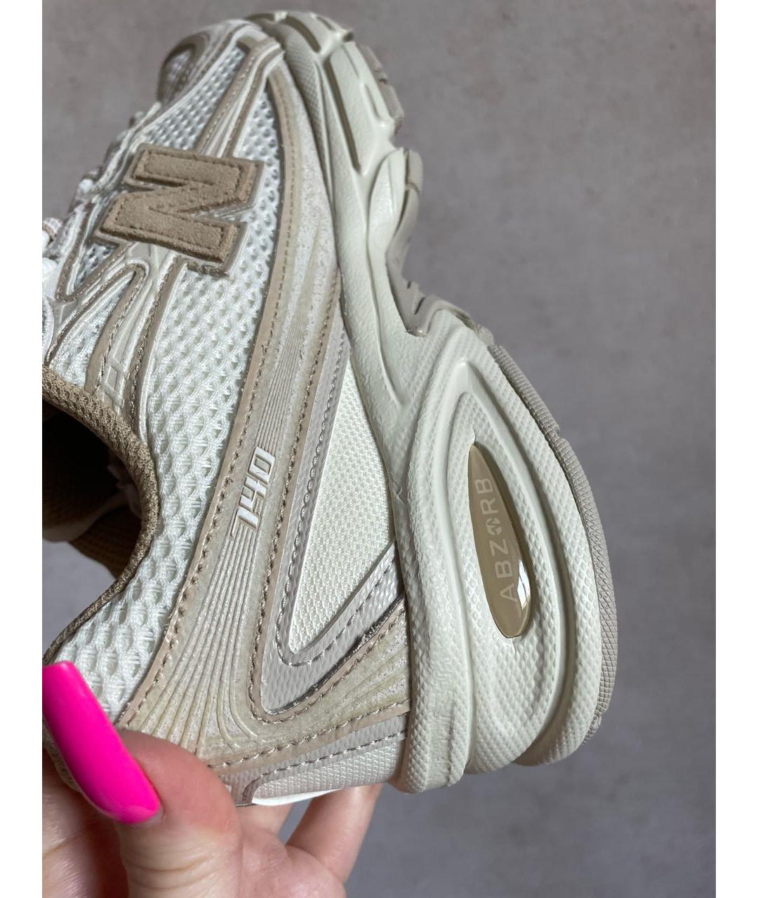 NEW BALANCE Бежевые текстильные кроссовки, фото 5