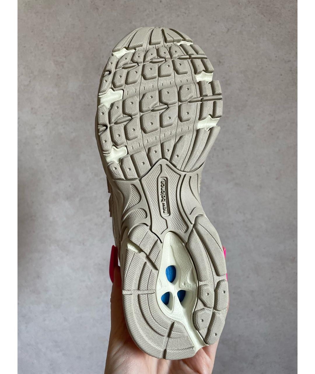NEW BALANCE Бежевые текстильные кроссовки, фото 4