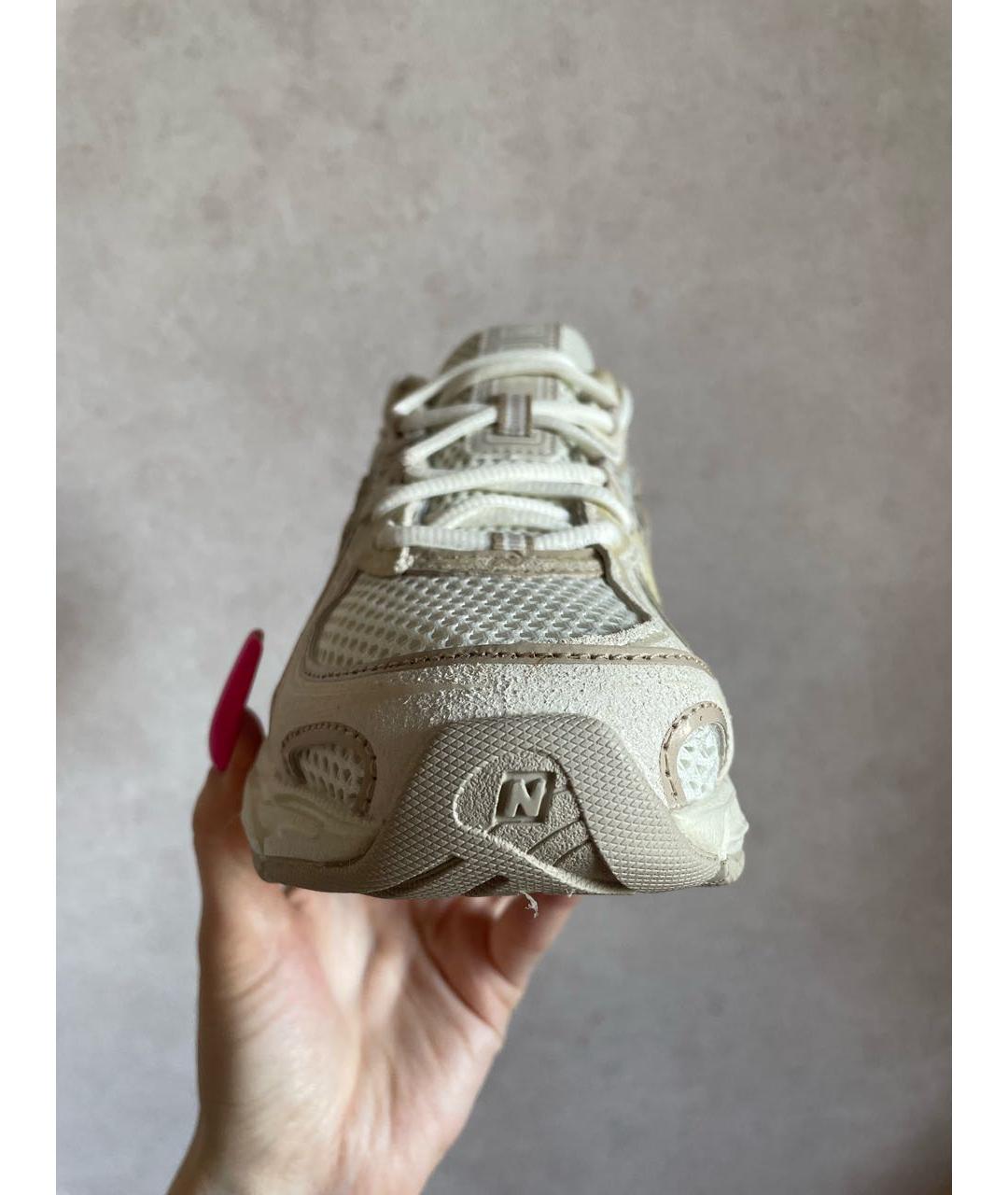 NEW BALANCE Бежевые текстильные кроссовки, фото 6