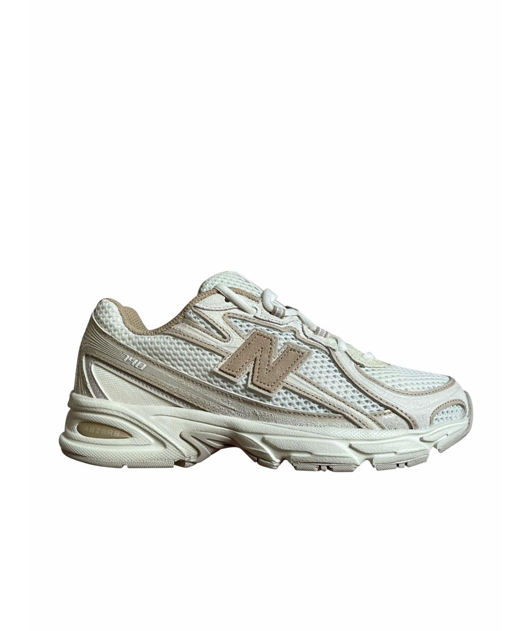 NEW BALANCE Бежевые текстильные кроссовки, фото 1