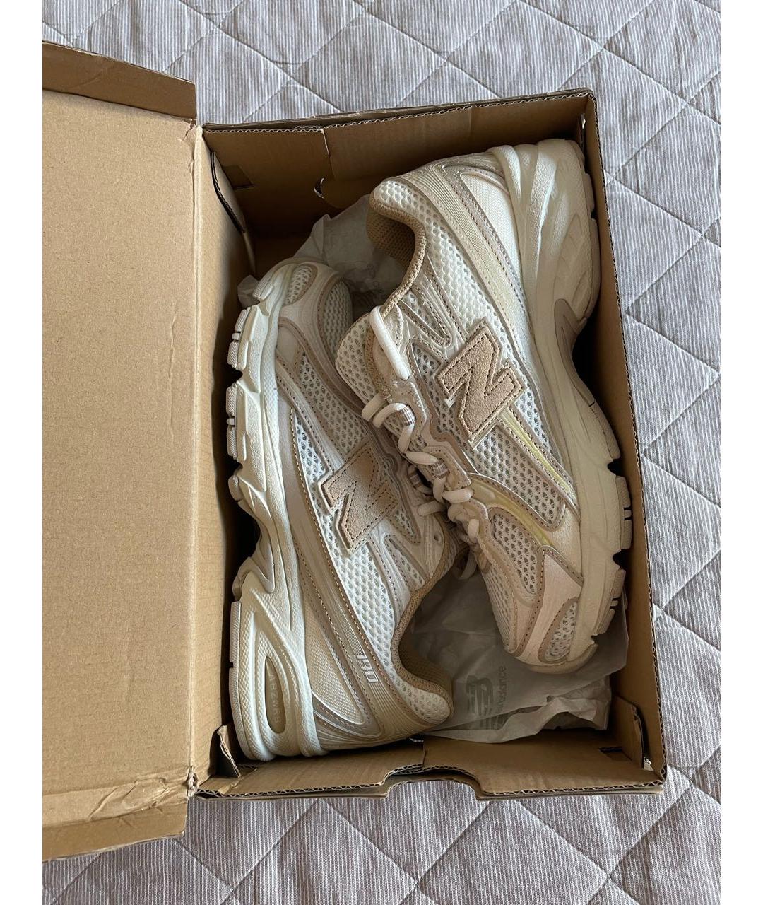 NEW BALANCE Бежевые текстильные кроссовки, фото 8