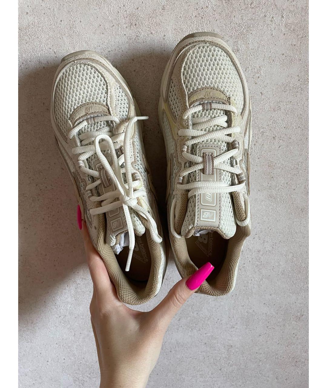 NEW BALANCE Бежевые текстильные кроссовки, фото 2