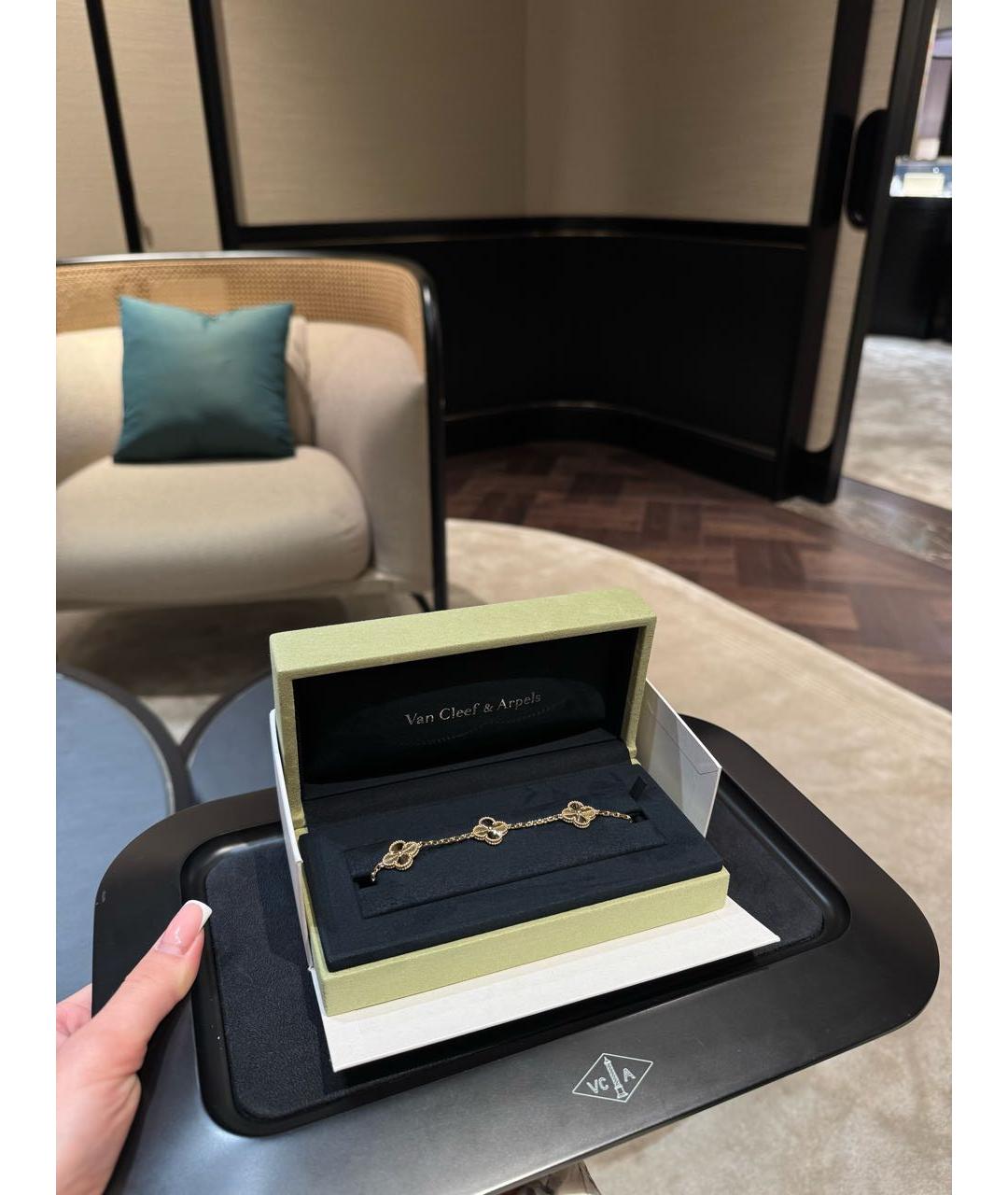 VAN CLEEF & ARPELS Золотой браслет из желтого золота, фото 4
