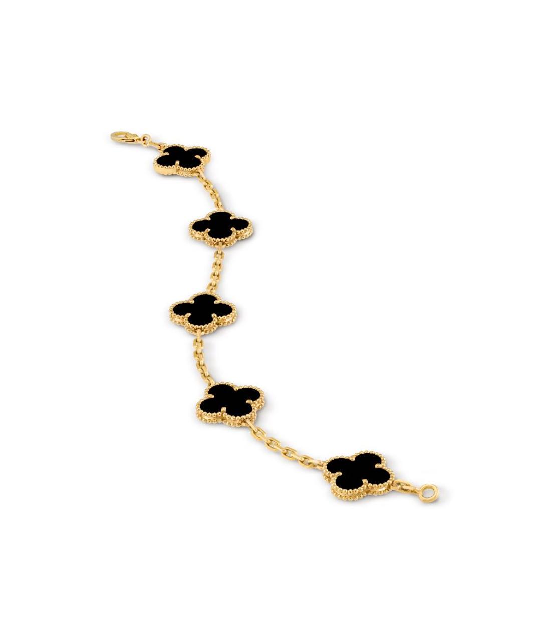 VAN CLEEF & ARPELS Черный браслет из желтого золота, фото 3