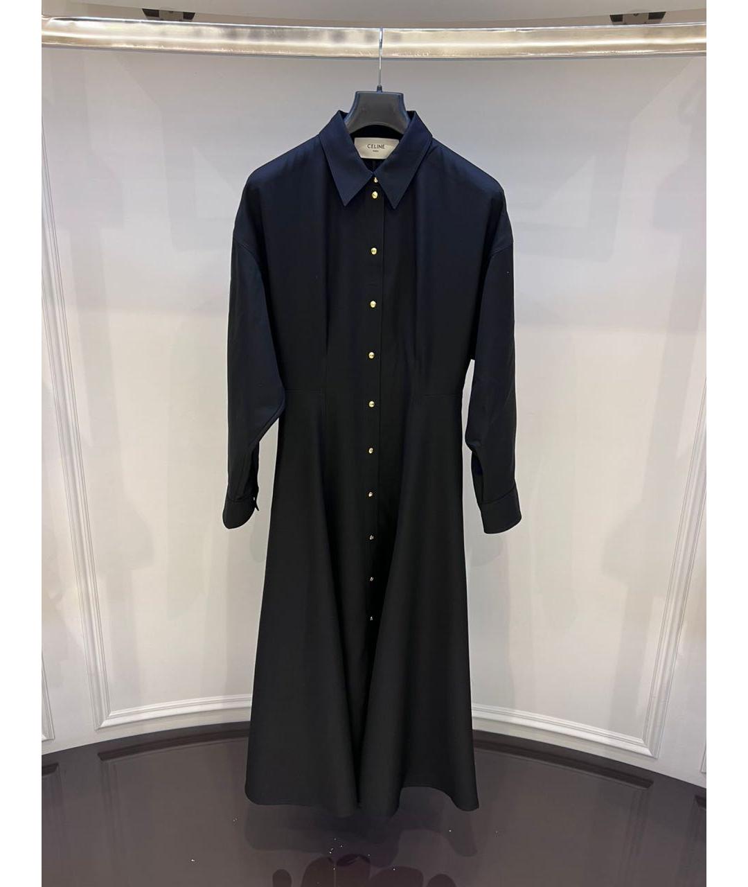 CELINE Черное повседневное платье, фото 3