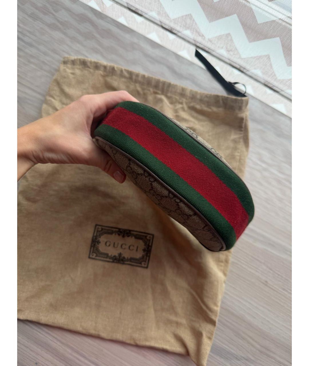 GUCCI Коричневая сумка с короткими ручками, фото 4